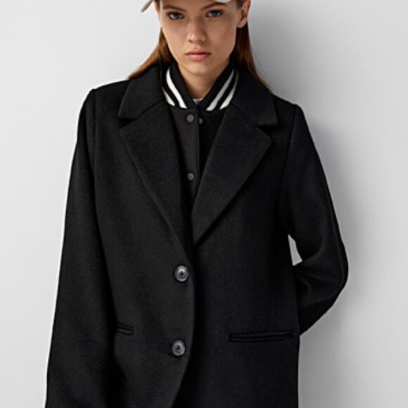 Simons Twik Black Jacket with White Accents Size Large - Picture 1 of 10